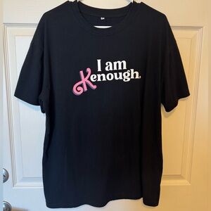 "I am Kenough" black t-shirt size medium